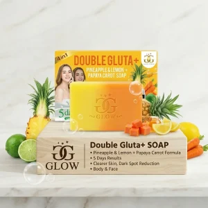 Double Gluta+ Pineapple & Lemon + Papaya Carrot Soap